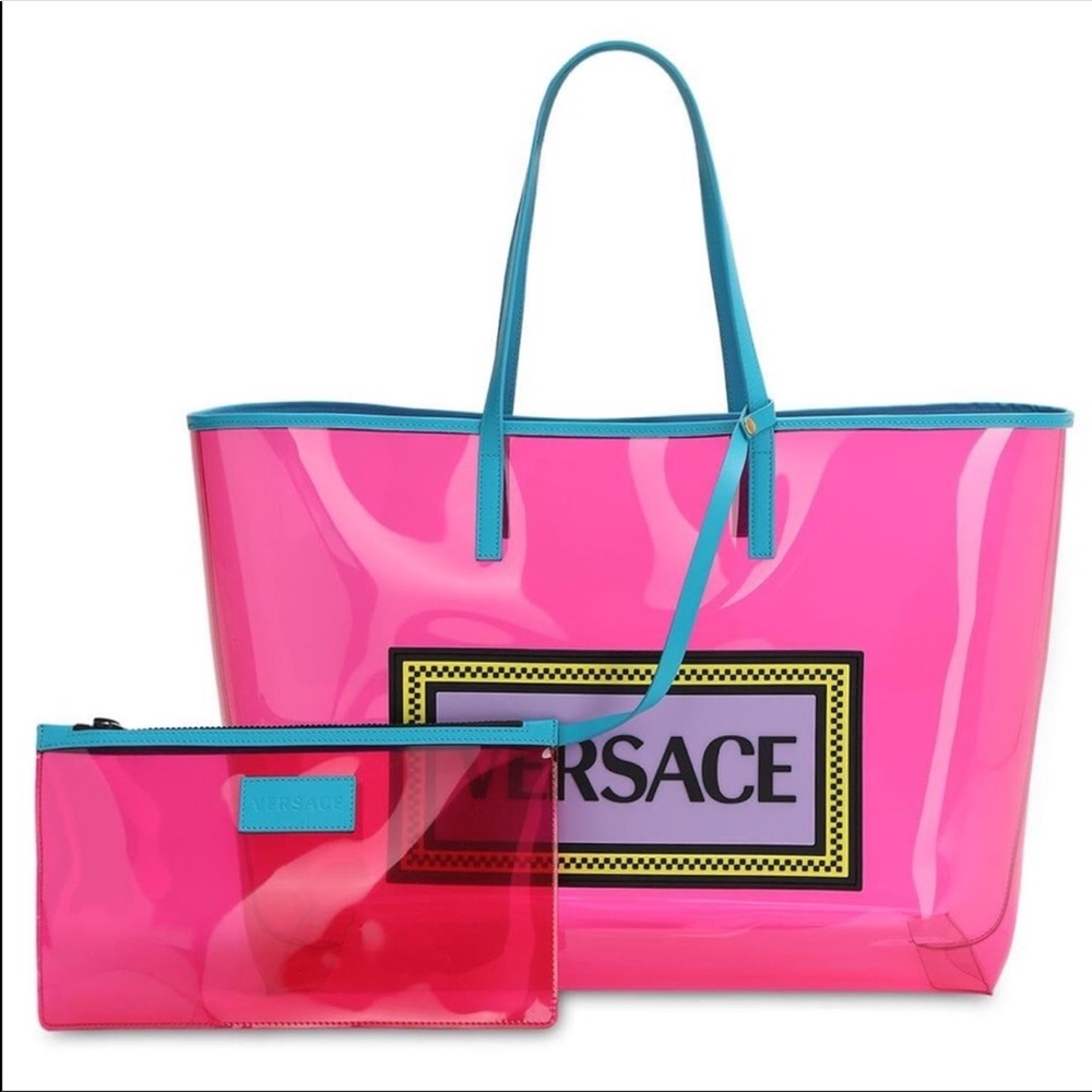 Versace Neon hot pink Tote